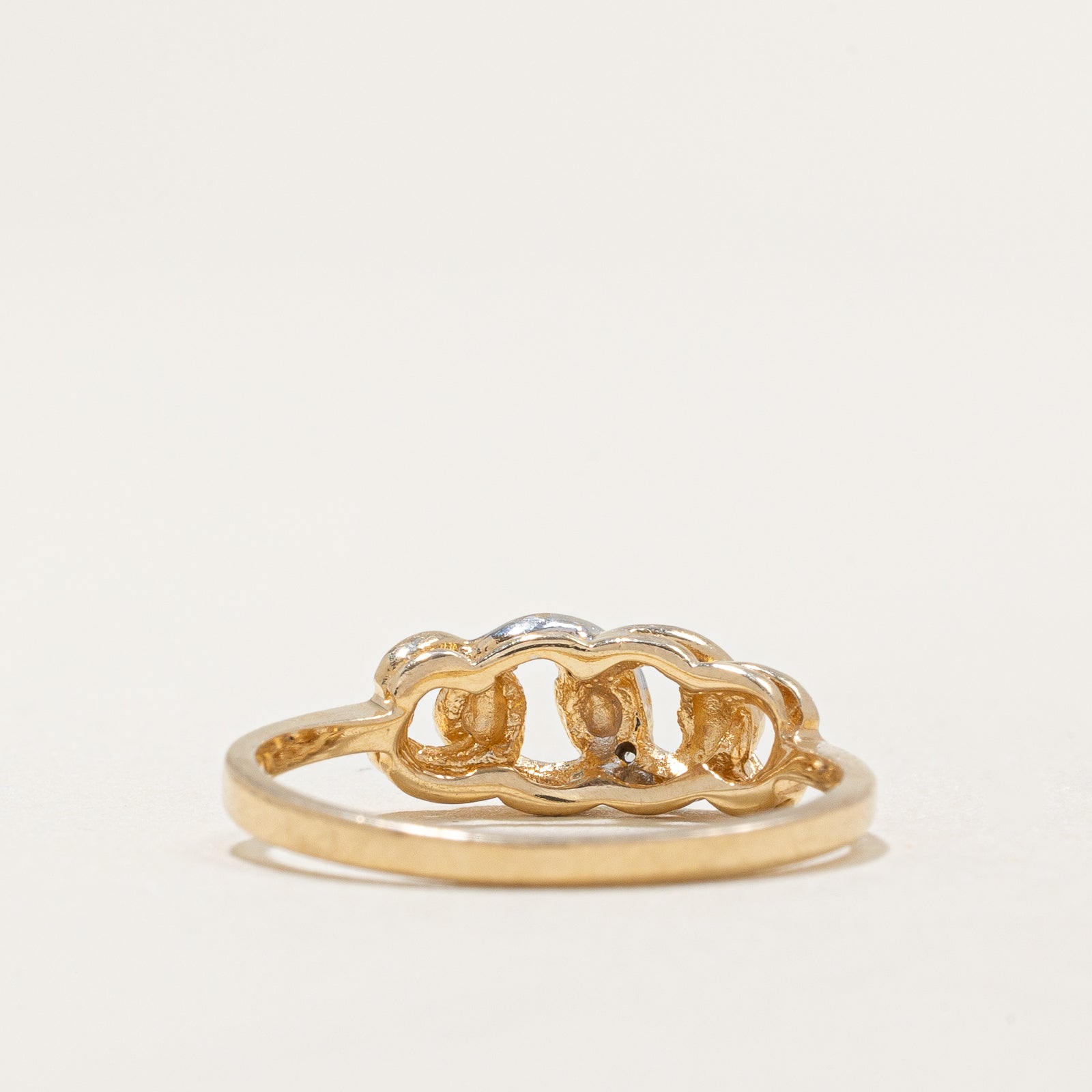 Two Stone Diamond Ring | 0.004ctw | SZ 7