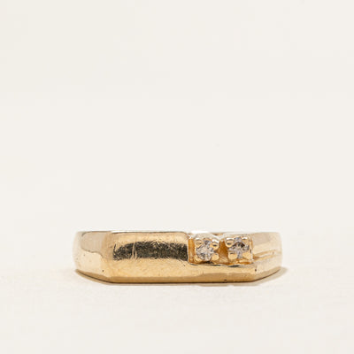 Two Stone Diamond Ring | 0.04ctw | SZ 6