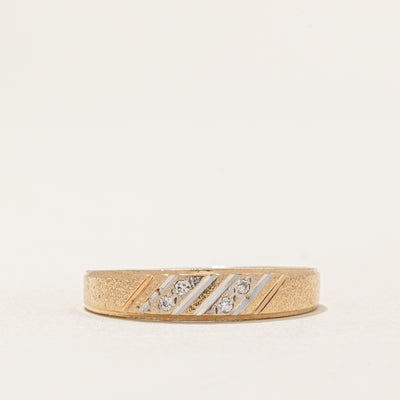 Four Stone Diamond Band | 0.02ctw | SZ 8.75