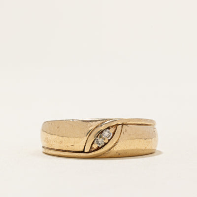 Two Stone Diamond Band | 0.04ctw | SZ 9.5