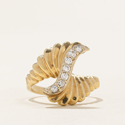 Diamond Accent Cocktail Ring | 0.13ctw | SZ 5.25