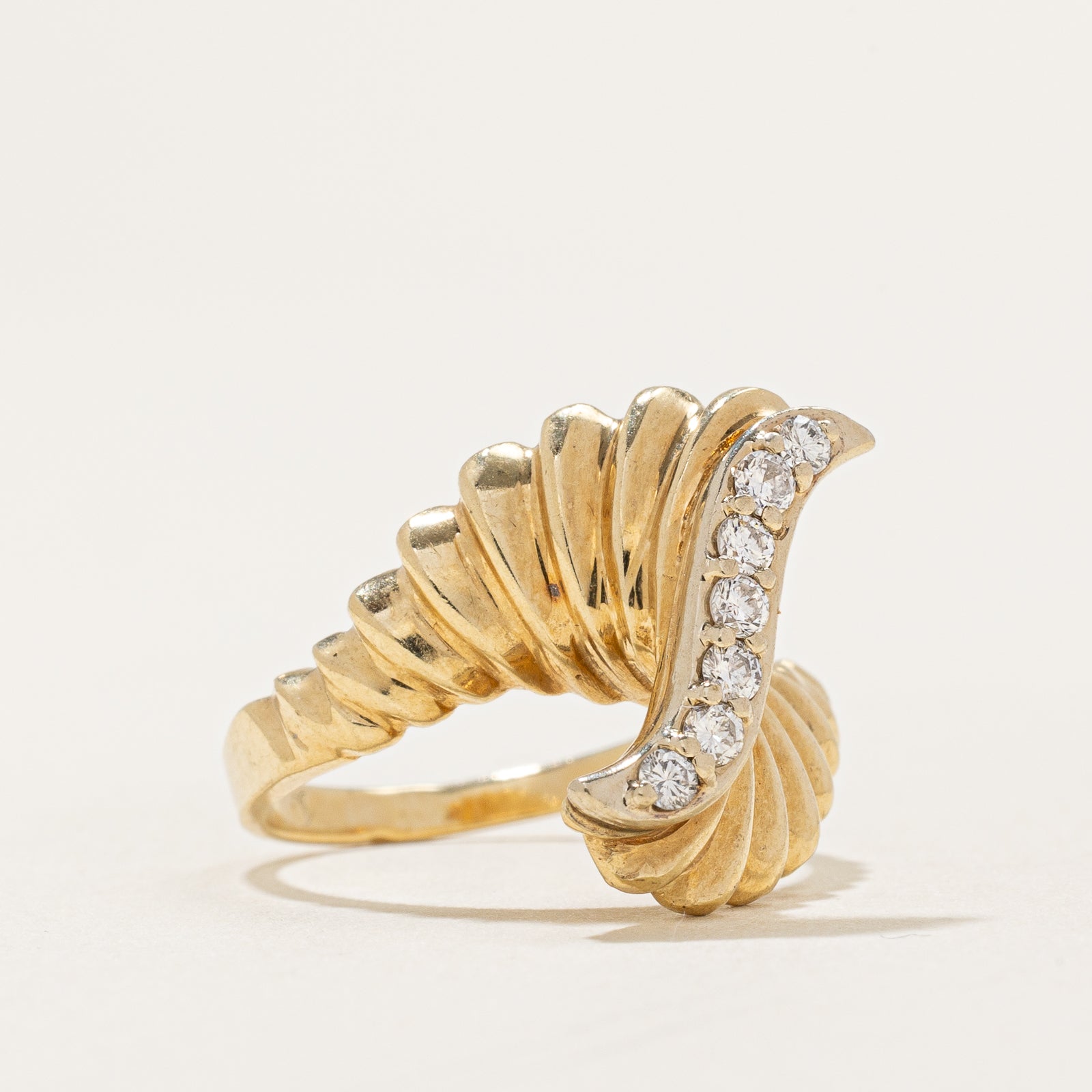 Diamond Accent Cocktail Ring | 0.13ctw | SZ 5.25
