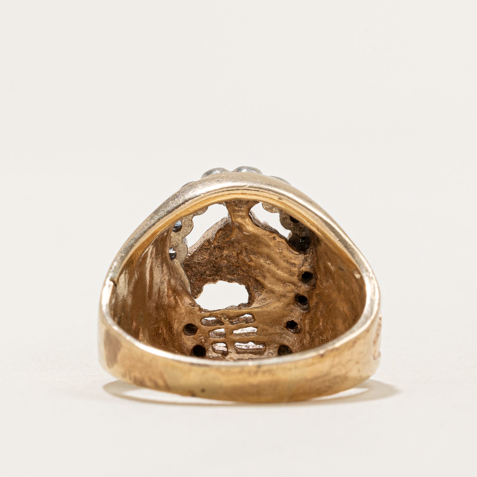 Diamond Horse & Horseshoe Ring | 0.04ctw | SZ 7.75