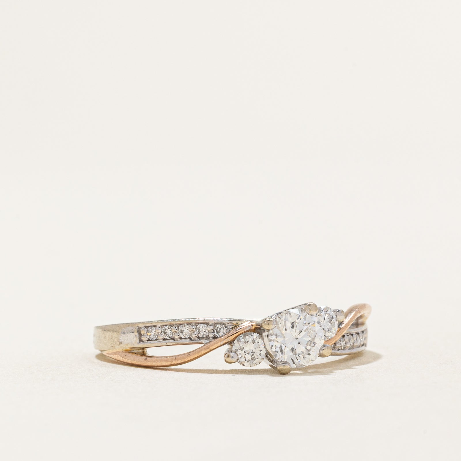 Diamond Engagement Ring | 0.58ctw | SZ 9.75