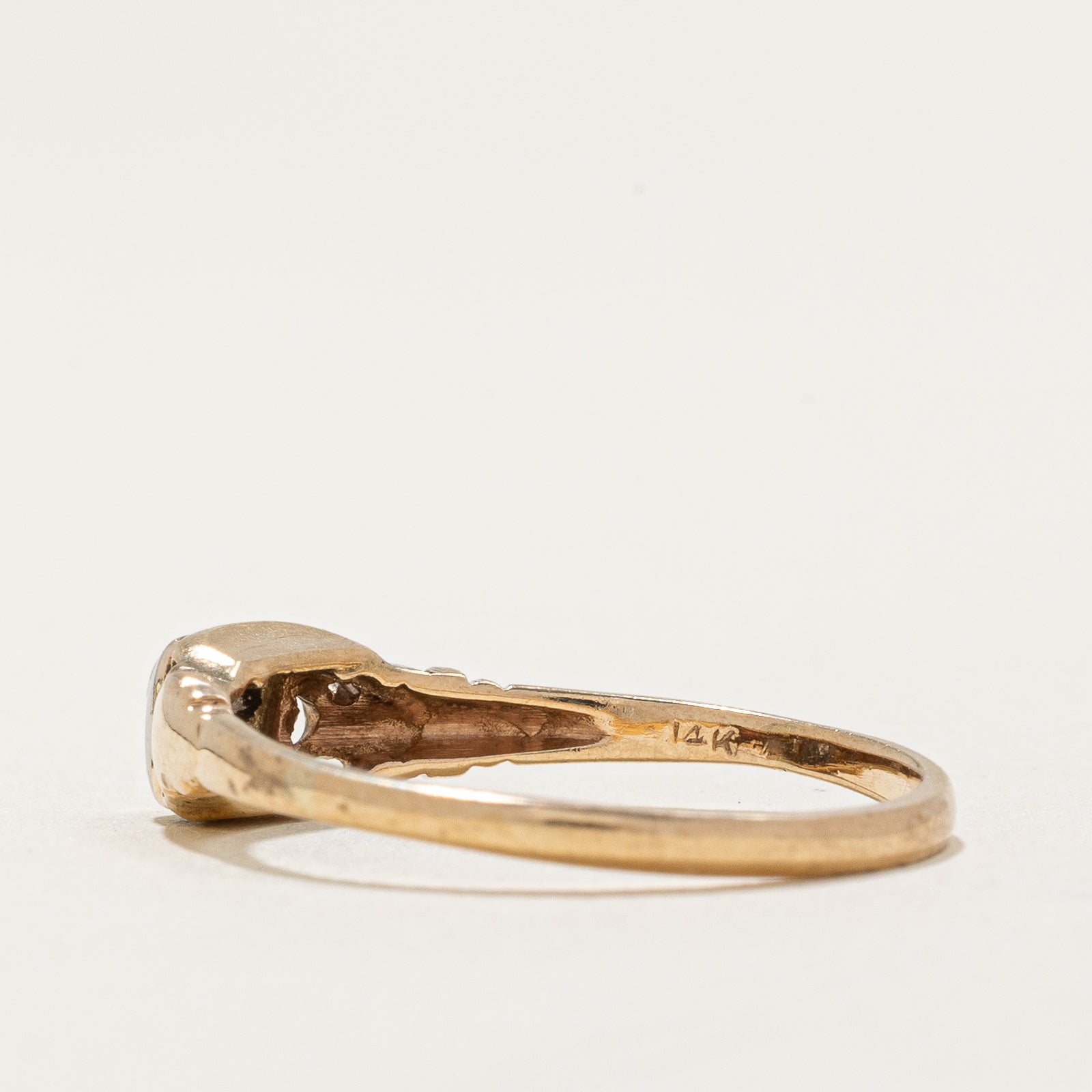 Single Stone Diamond Ring | 0.02ct | SZ 7.25