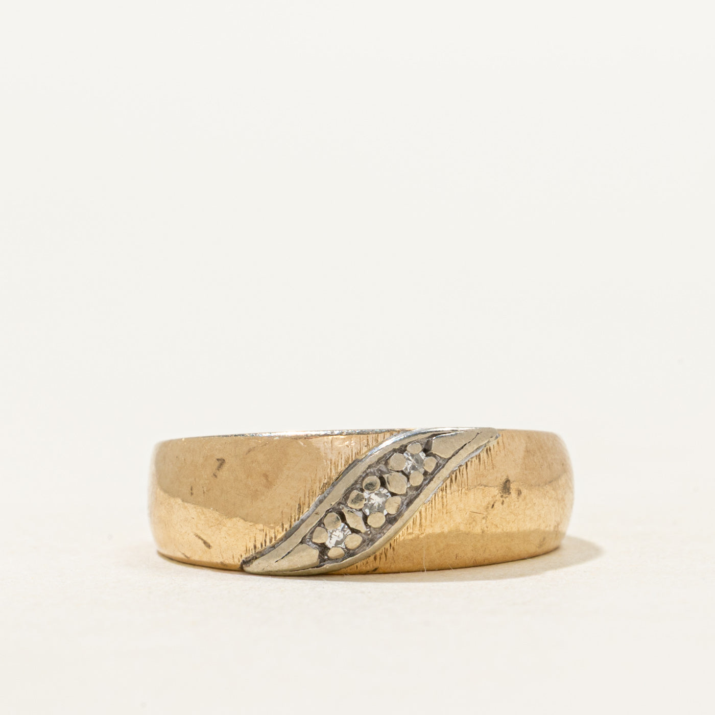 Canadian Diagonal Diamond Band | SZ 5
