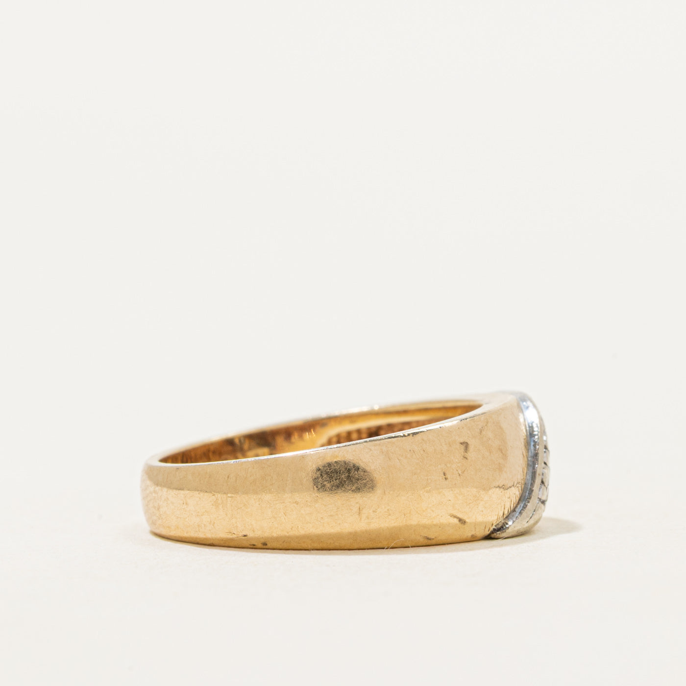 Canadian Diagonal Diamond Band | SZ 5