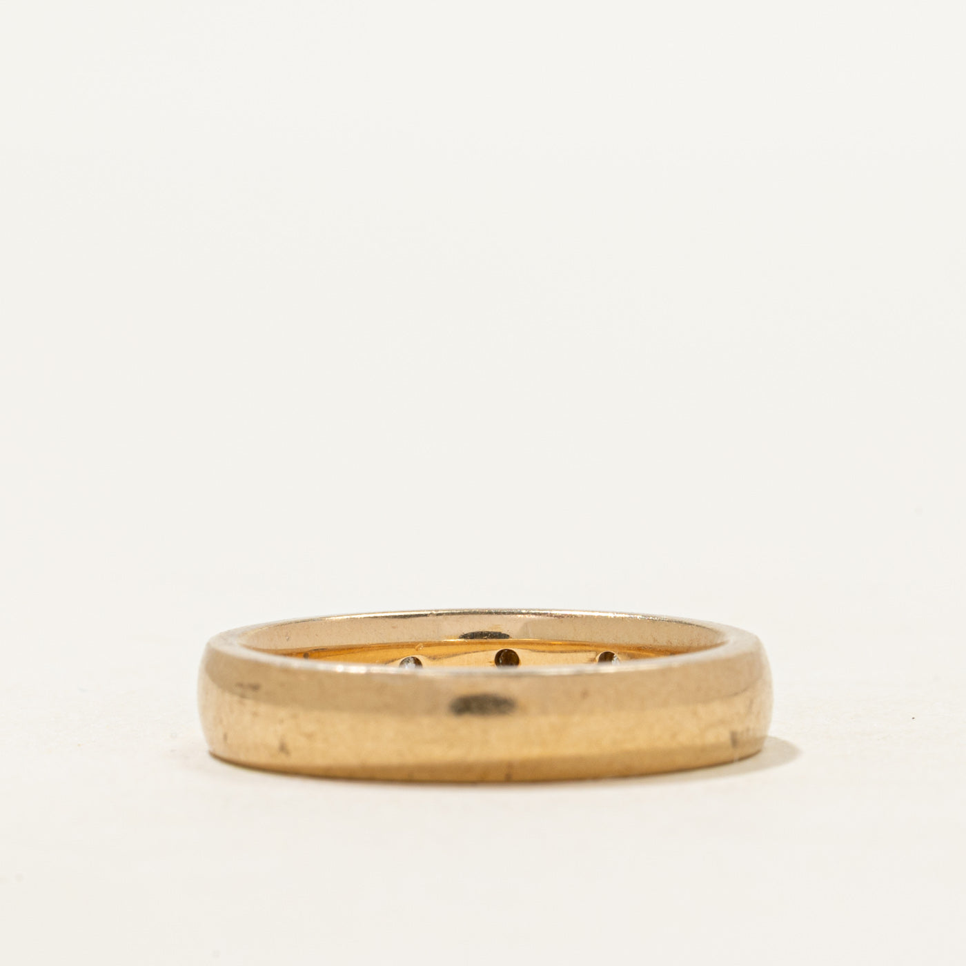 Three-Stone Diamond Band | 3.75mm | SZ 5.25