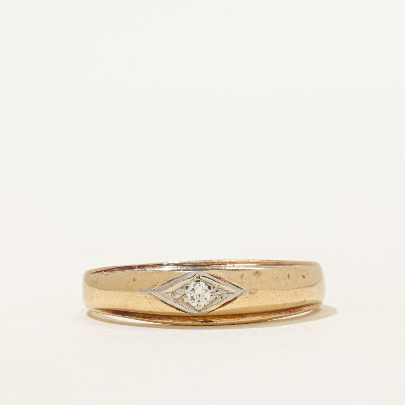 Diamond Grooved Band | SZ 10.25