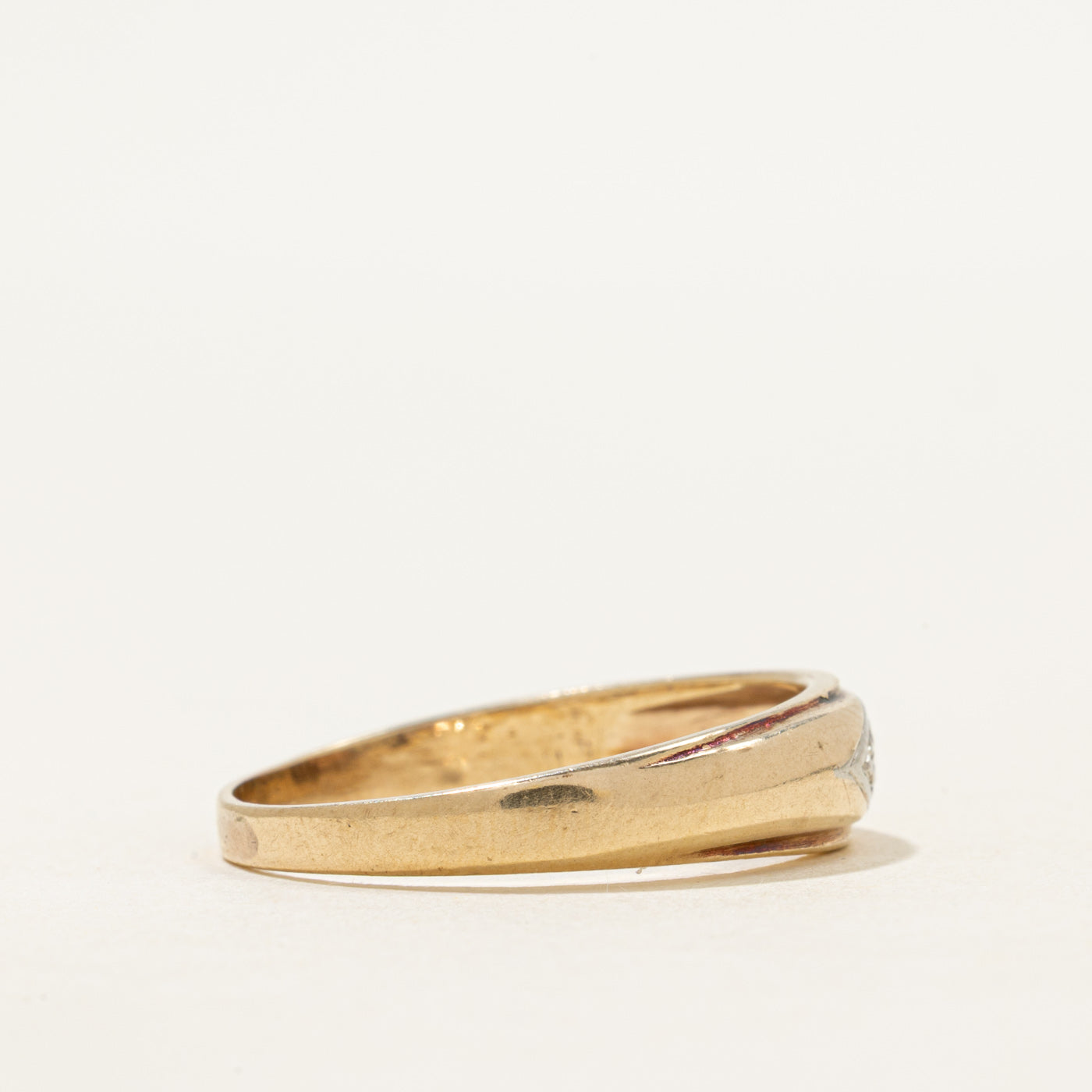 Diamond Grooved Band | SZ 10.25