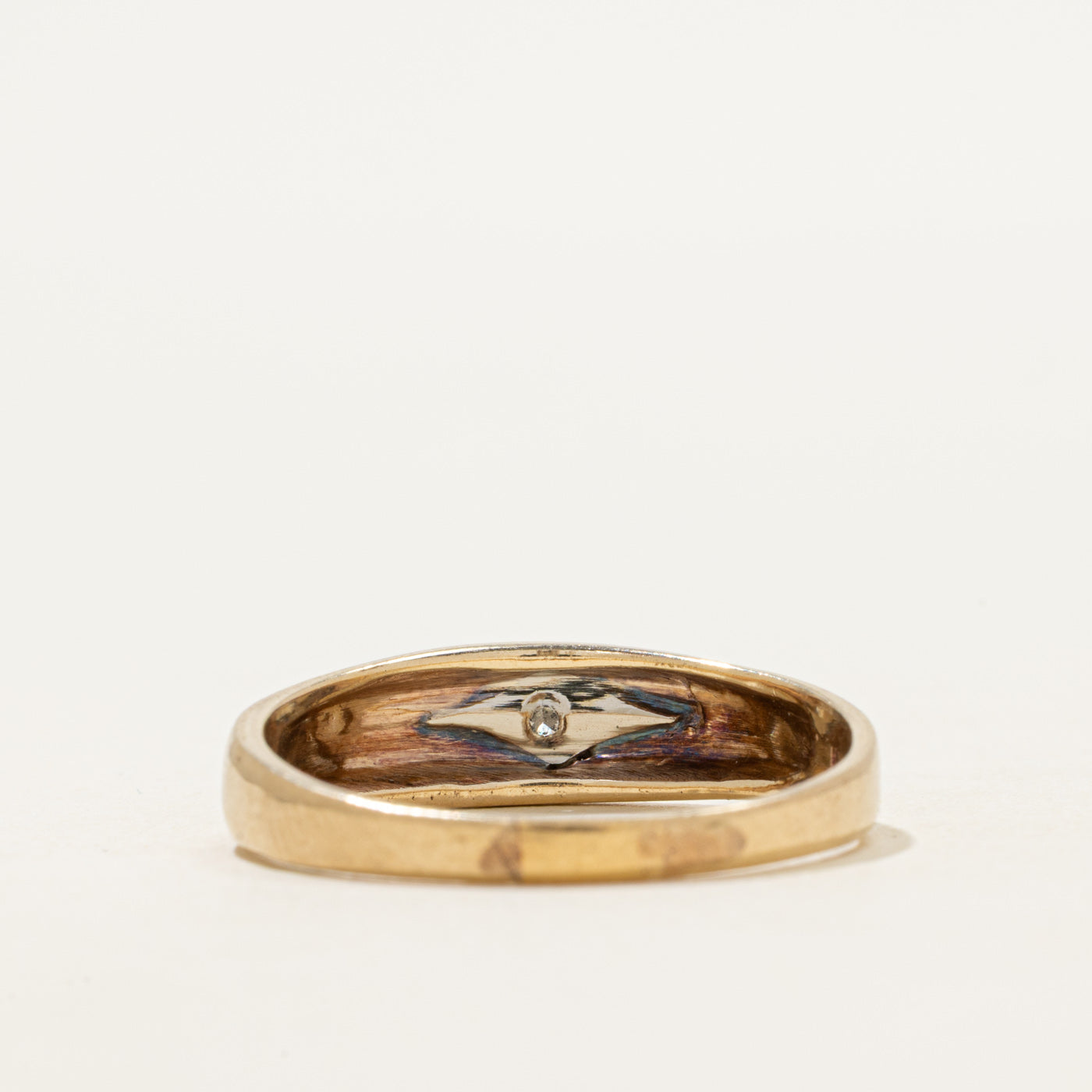 Diamond Grooved Band | SZ 10.25