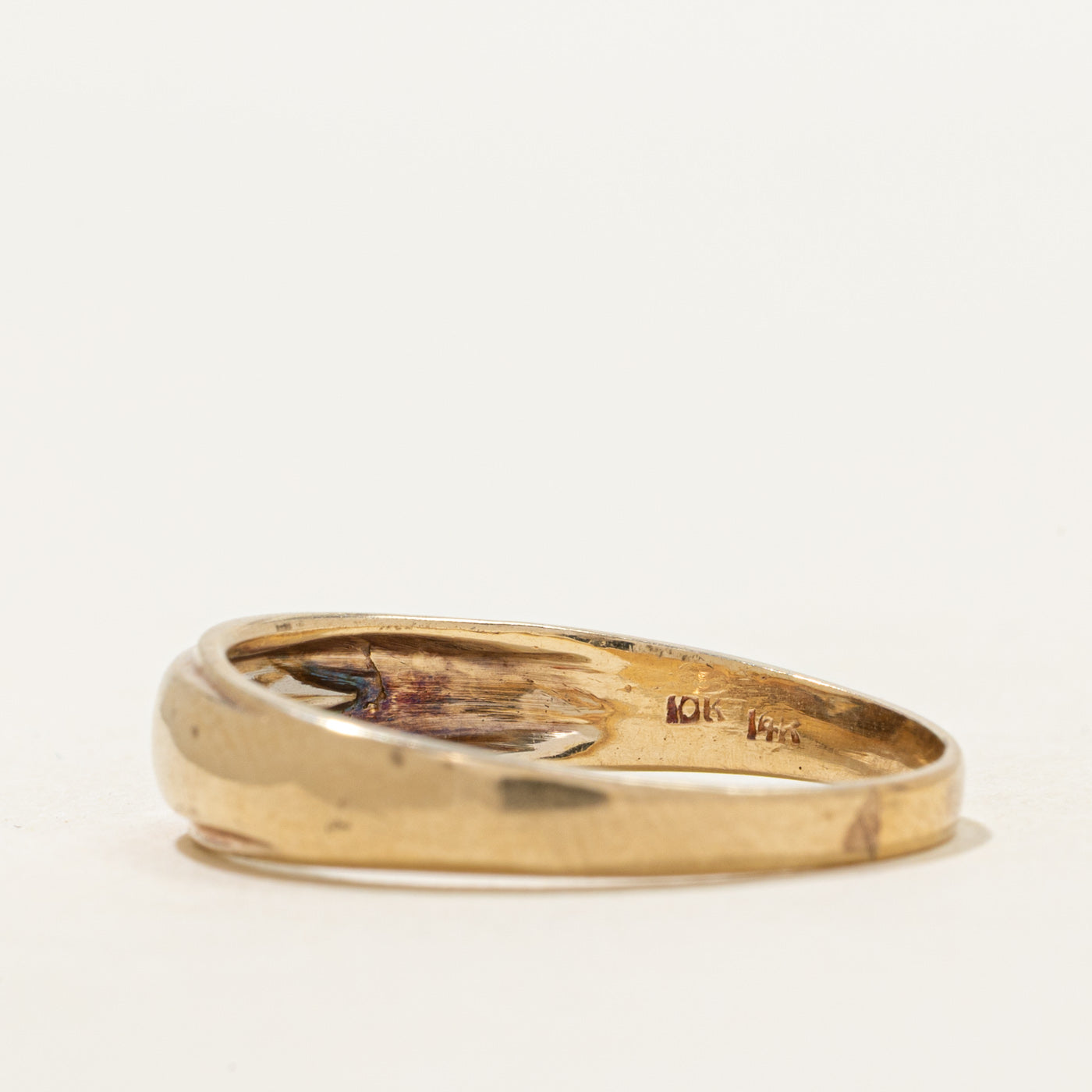 Diamond Grooved Band | SZ 10.25