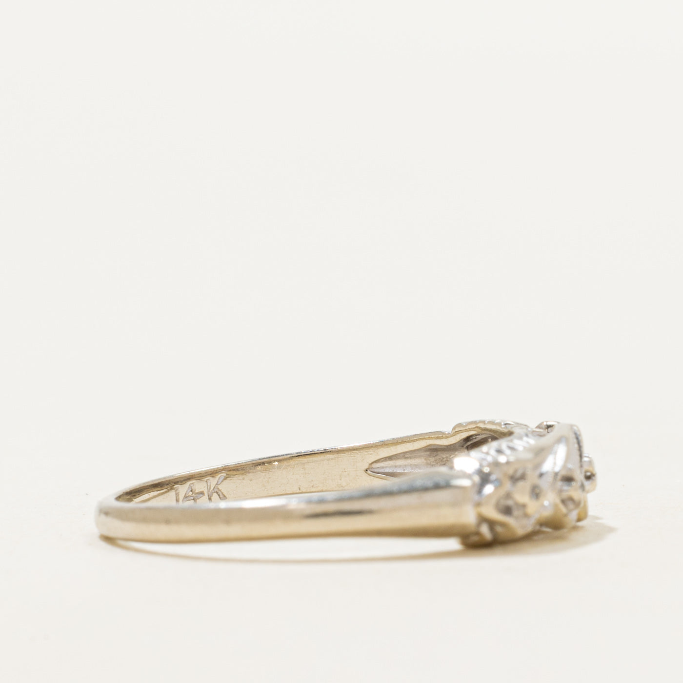 Five Stone Diamond Ornate Ring | SZ 7.25