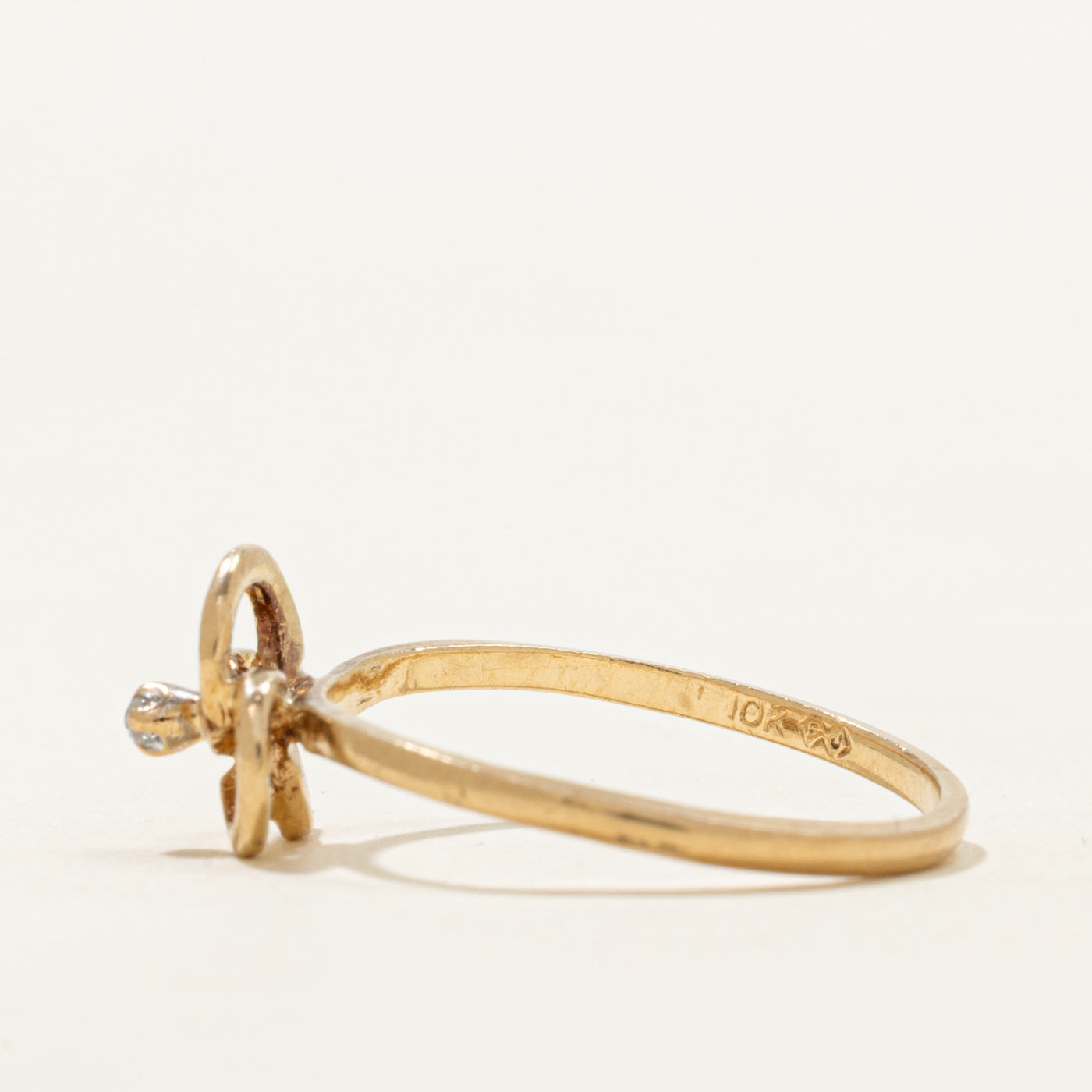 Diamond Plain Celtic Ring | SZ 5.75