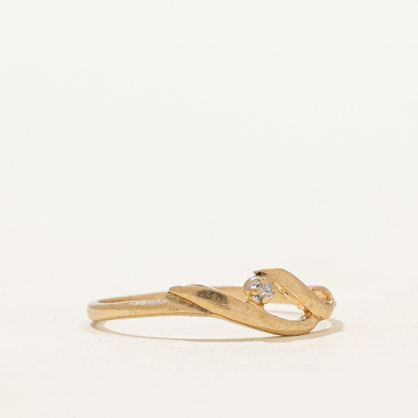 Diamond Wavy Ring | SZ 7