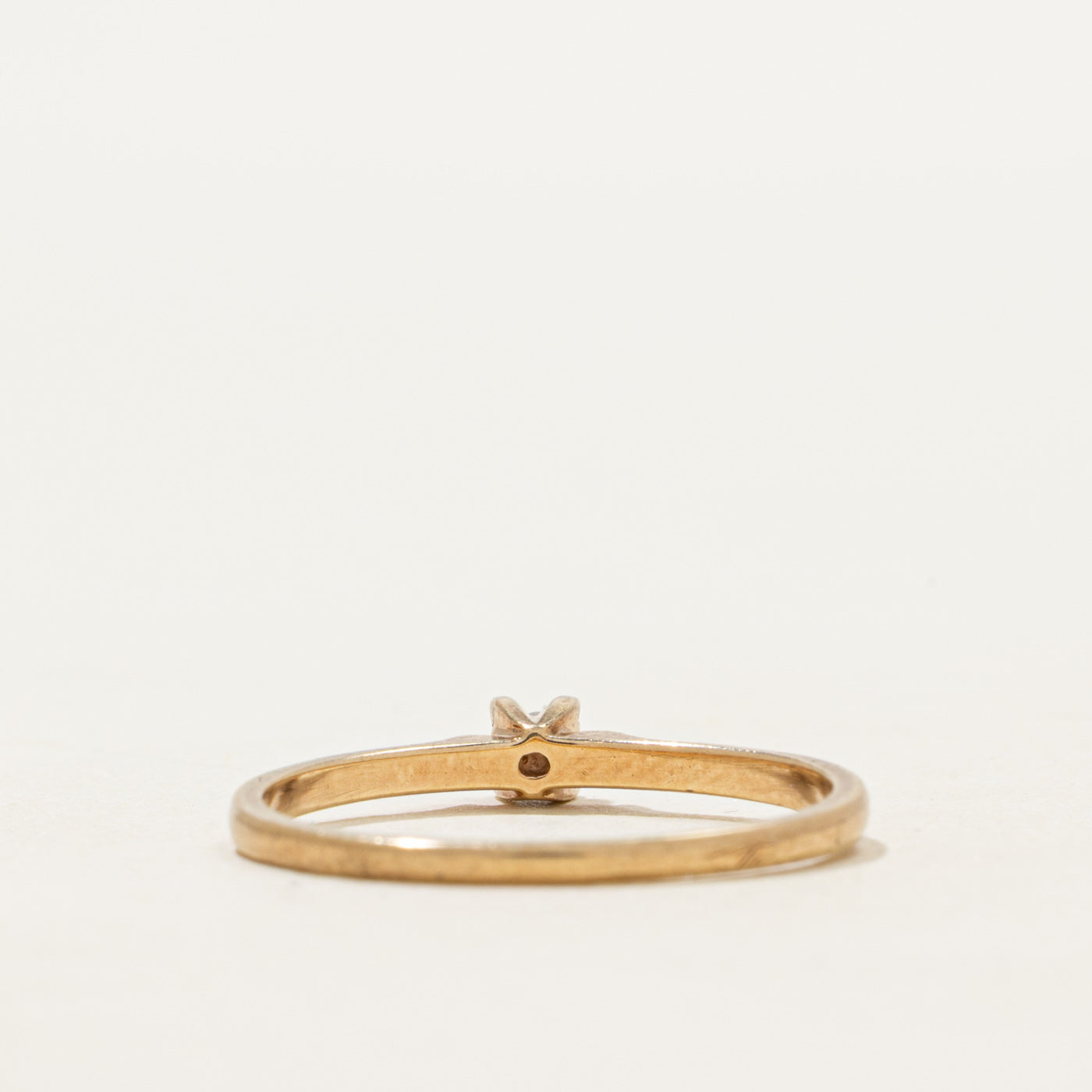 Solitaire Diamond Petite Ring | 0.04ct | SZ 6.5