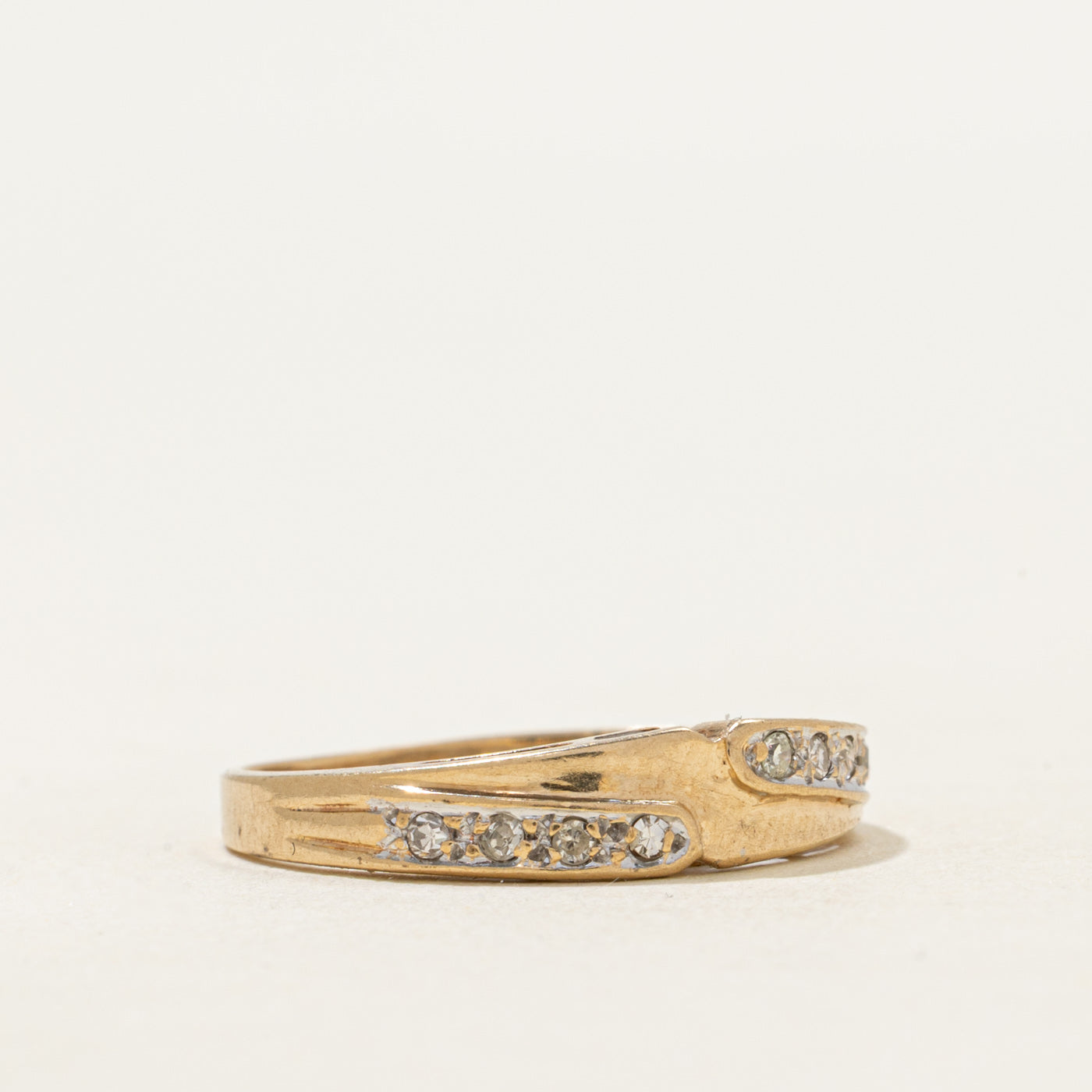 Split Row Diamond Ring | SZ 6.75