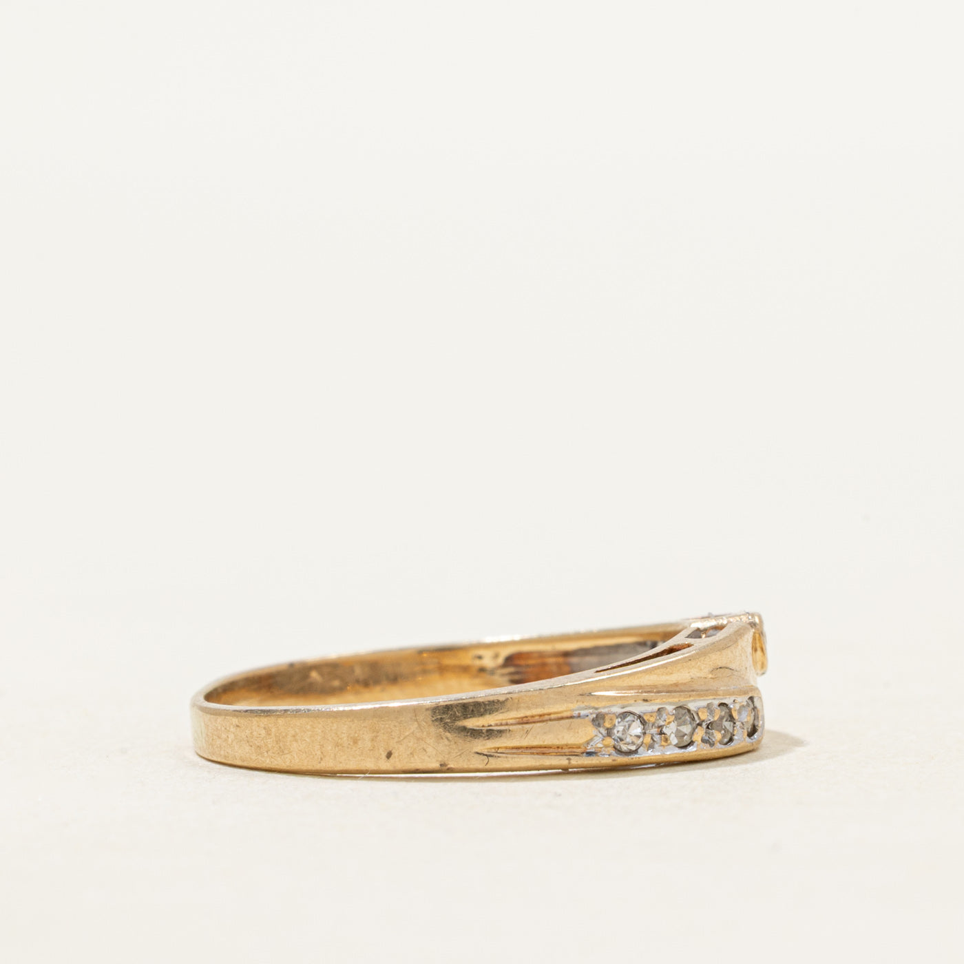 Split Row Diamond Ring | SZ 6.75