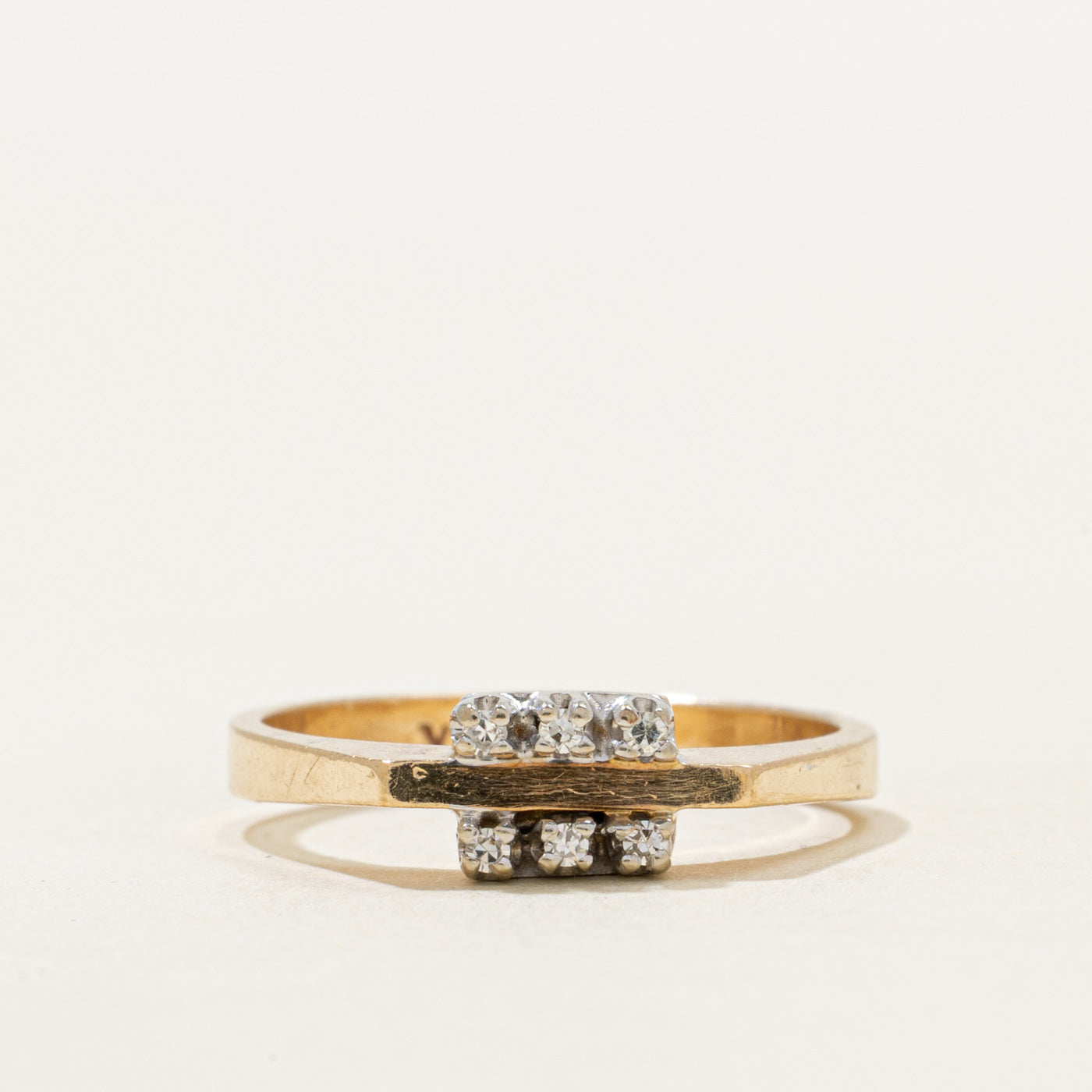 Double Row Diamond Ring | SZ 6.25
