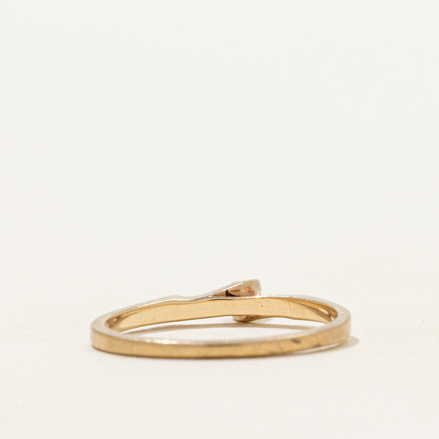 Diamond Textured Petite Ring | SZ 4.75