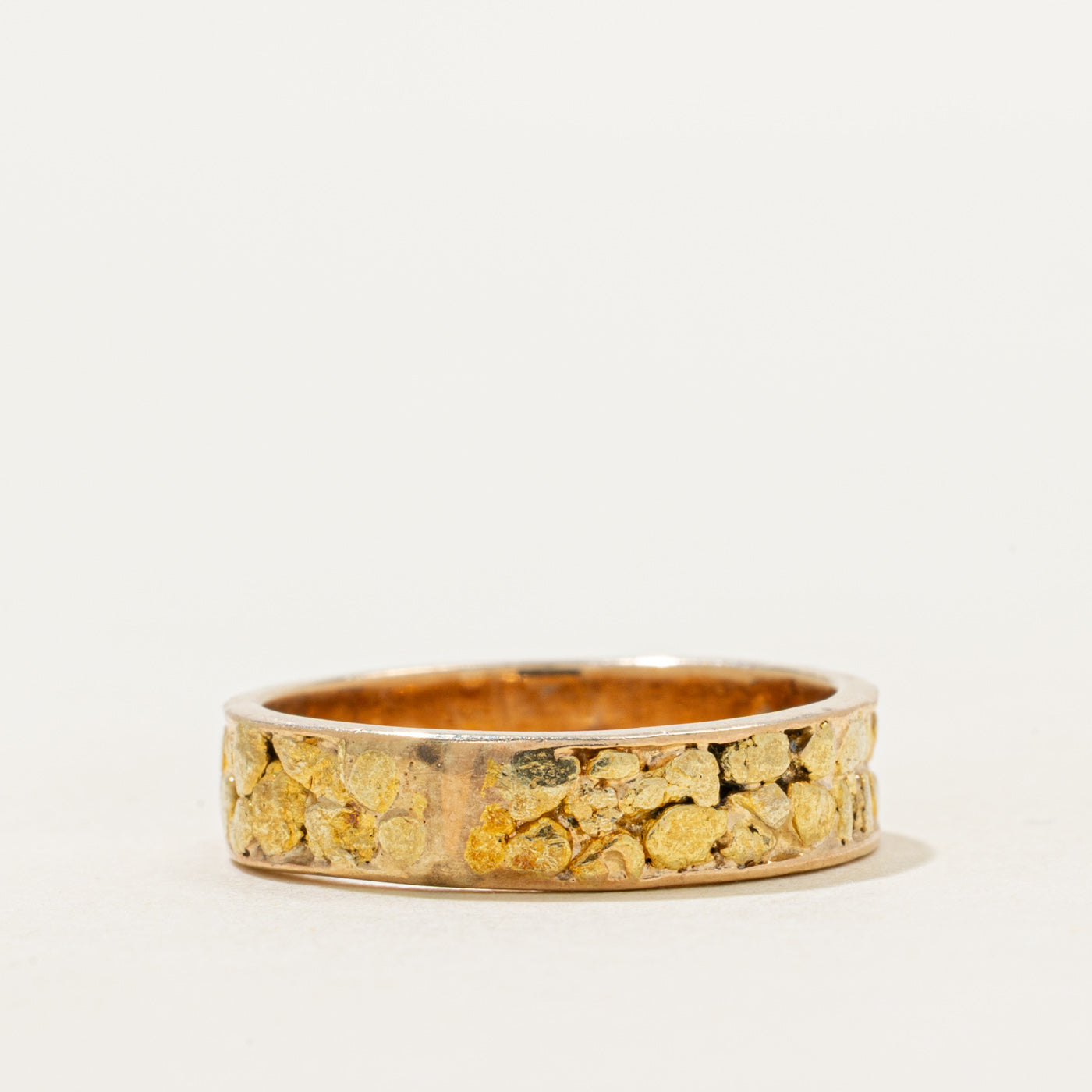 Semi-Eternity Diamond Nuggety Band | 4.5mm | SZ 6.5