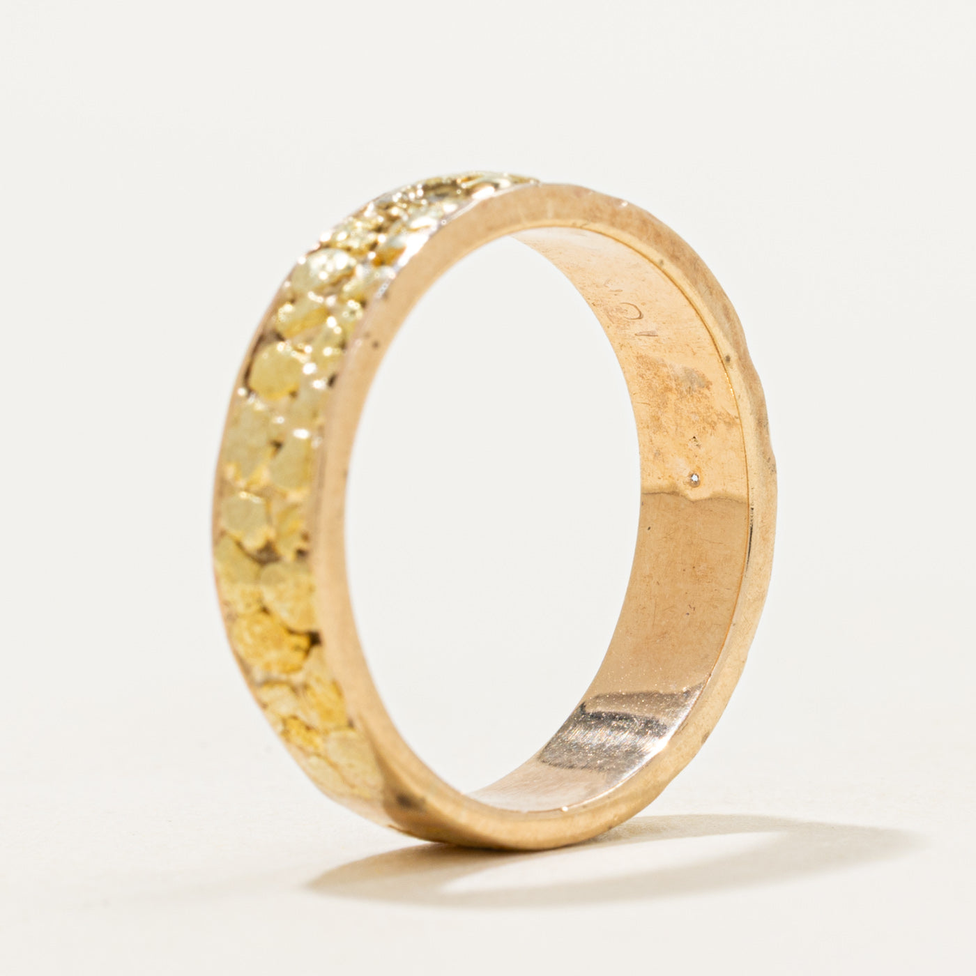 Semi-Eternity Diamond Nuggety Band | 4.5mm | SZ 6.5