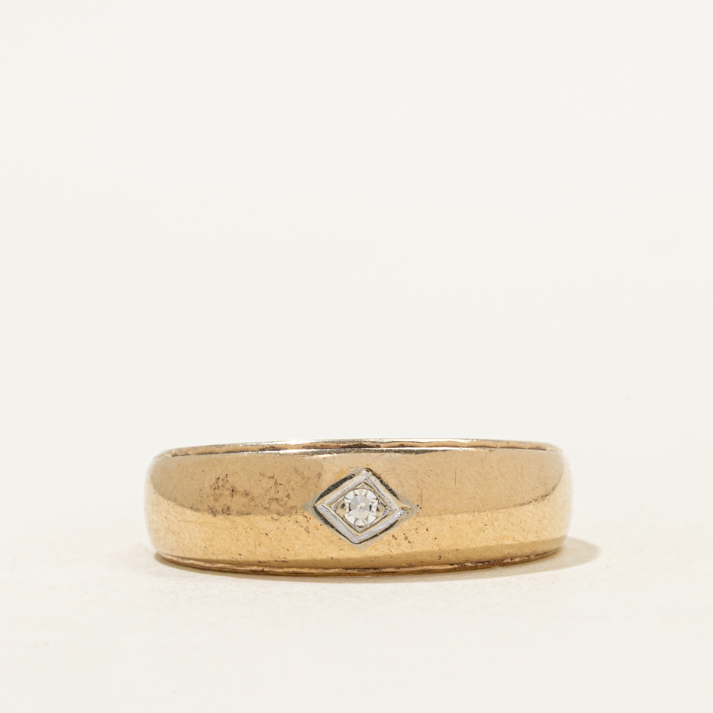 Diamond Grooved Band | SZ 10.25
