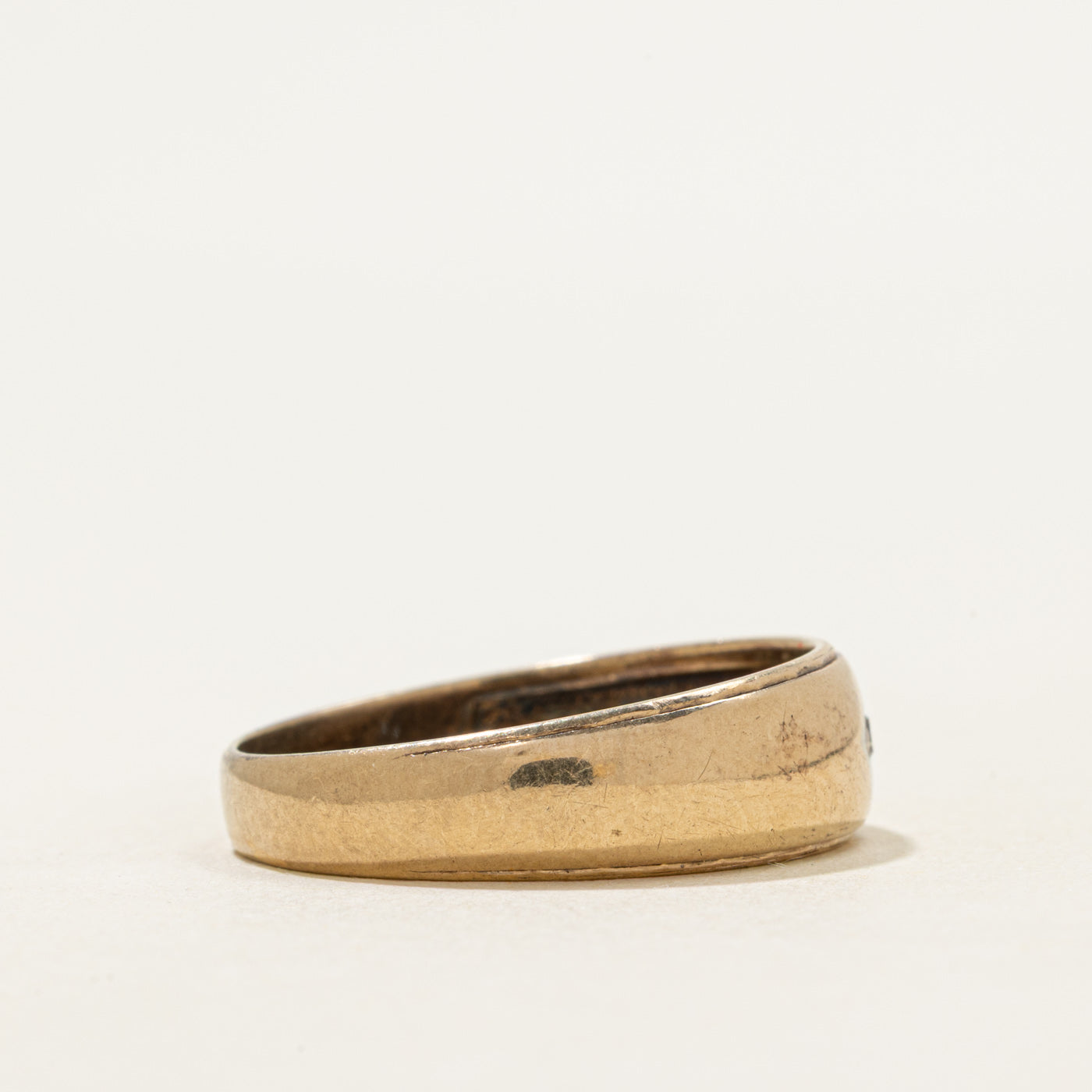Diamond Grooved Band | SZ 10.25