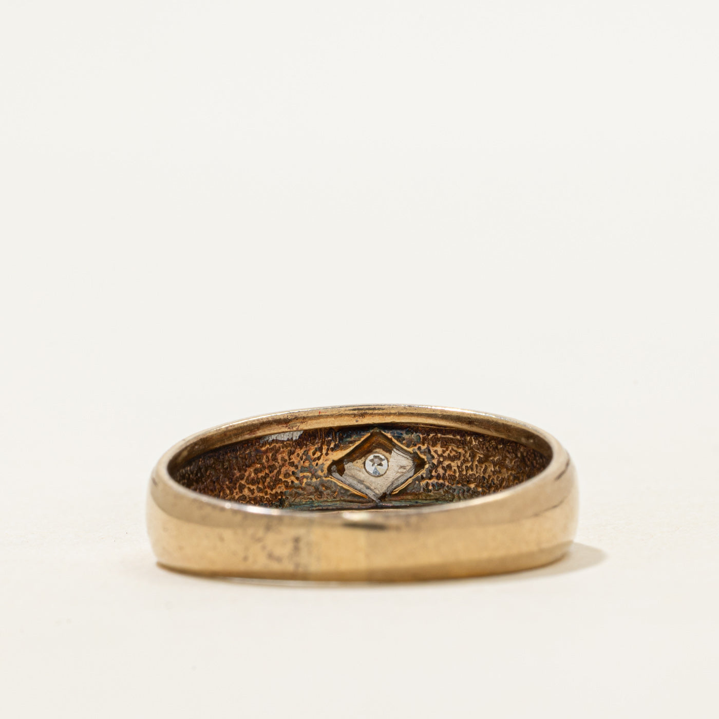 Diamond Grooved Band | SZ 10.25