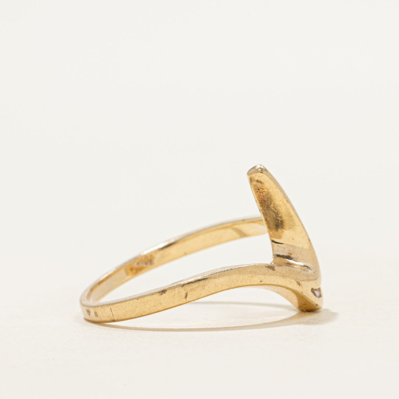Tension Set Diamond Abstract Ring | 0.08ct | SZ 8