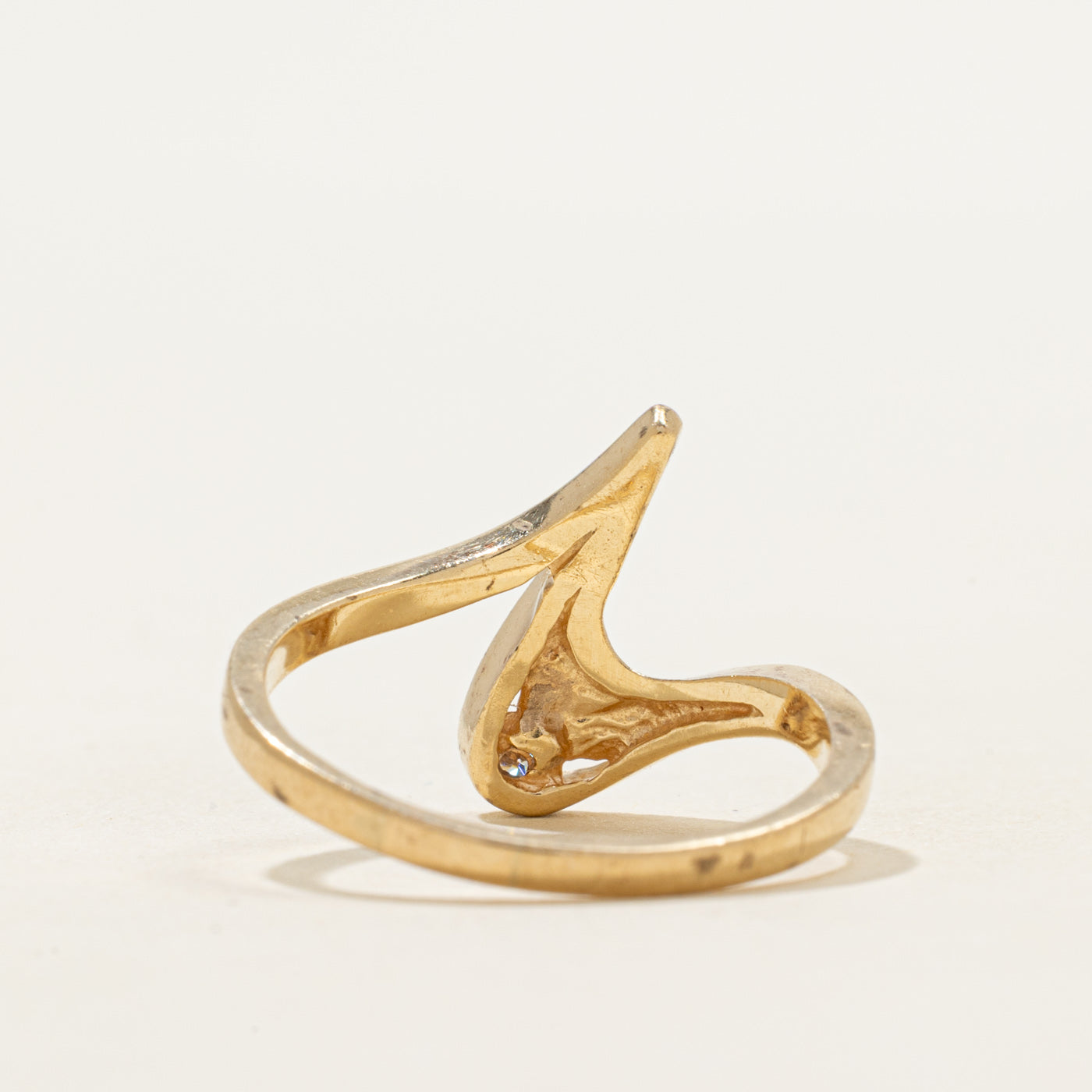 Tension Set Diamond Abstract Ring | 0.08ct | SZ 8