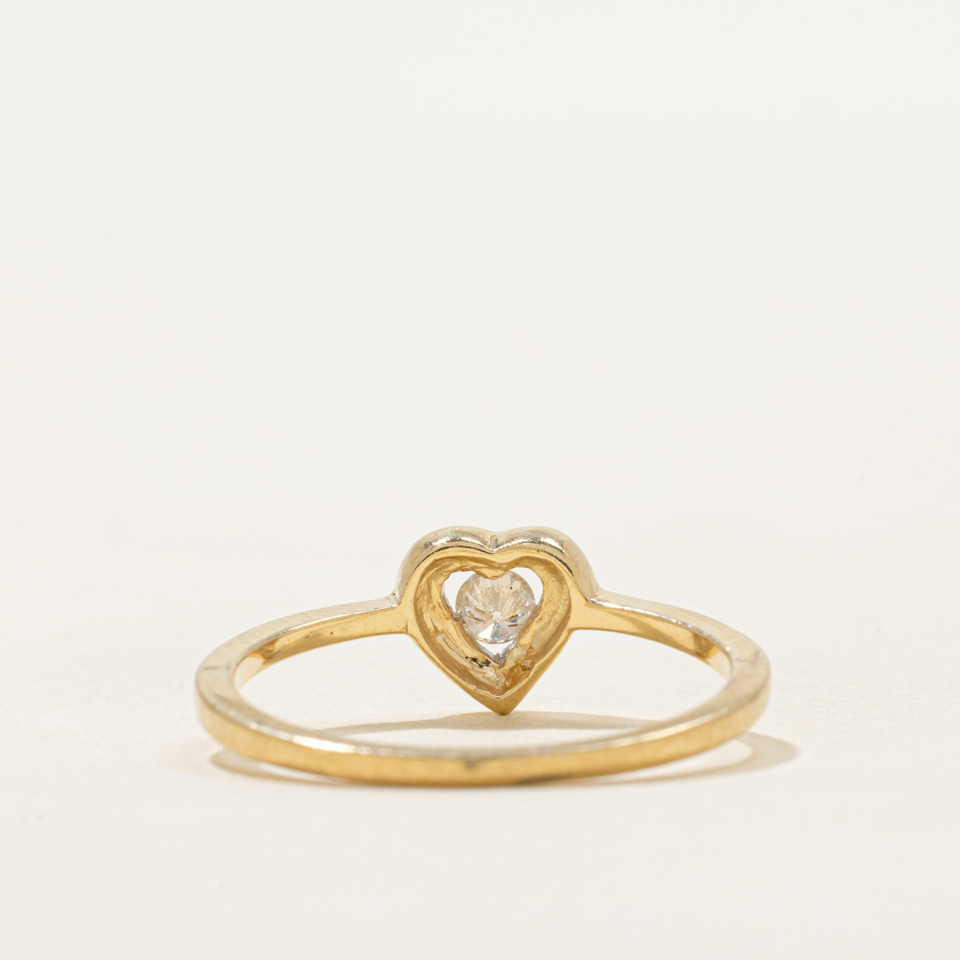 Diamond Heart Ring | 0.12ct | SZ 7
