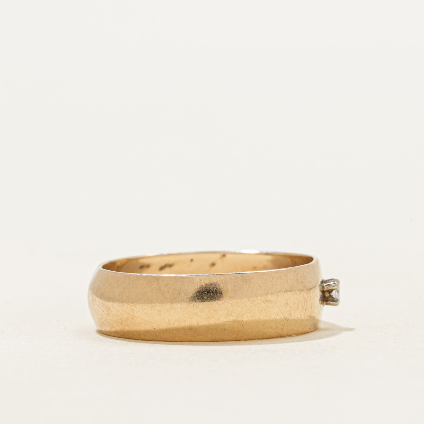 Single Stone Diamond Band | 5mm | SZ 4.75