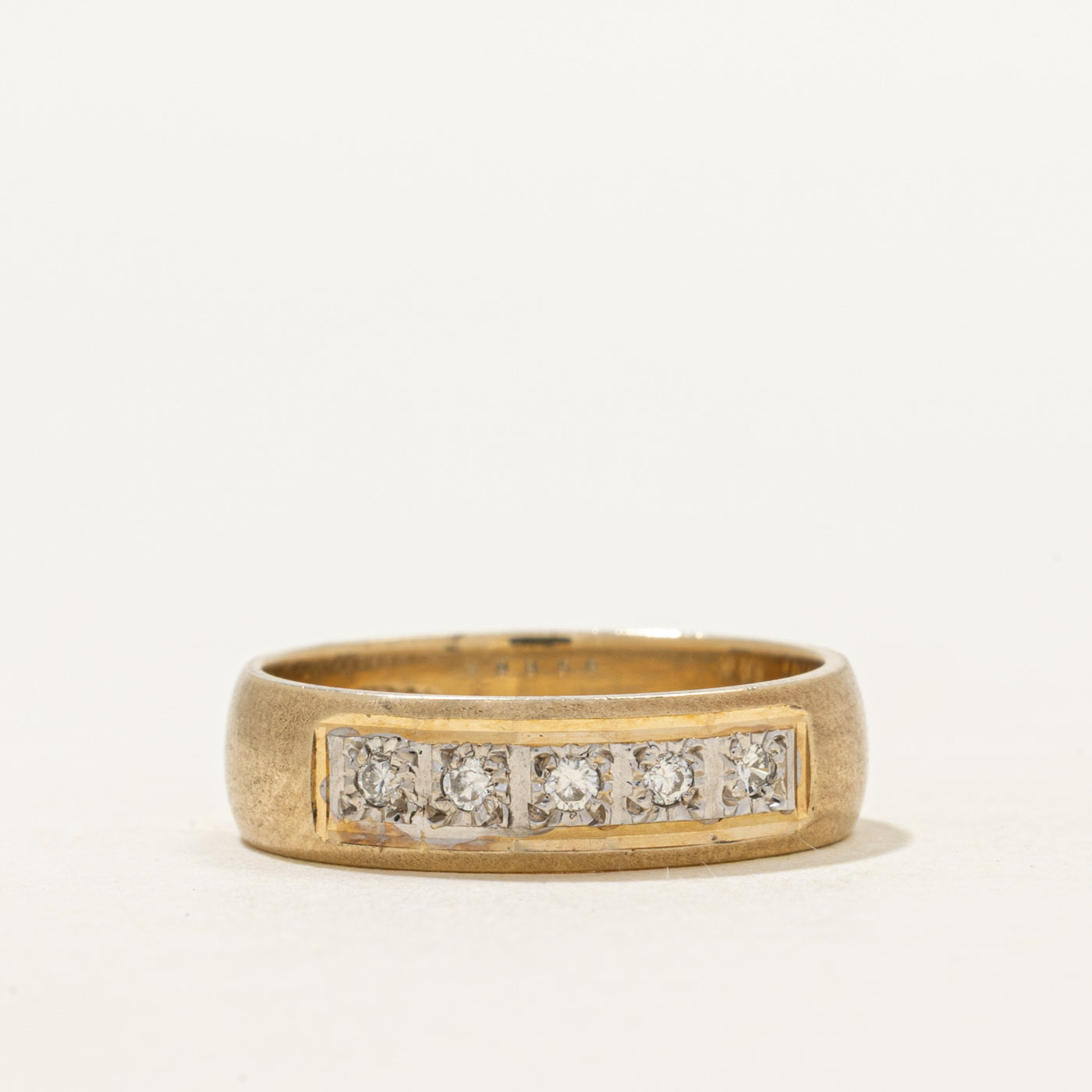 Five-Stone Diamond Band | 5mm | SZ 5.5