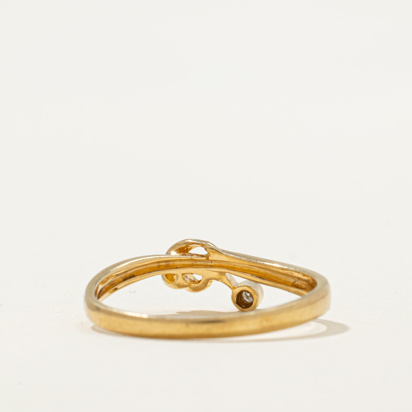 Bezel Set Diamond Ring | 0.01ct | SZ 6.25