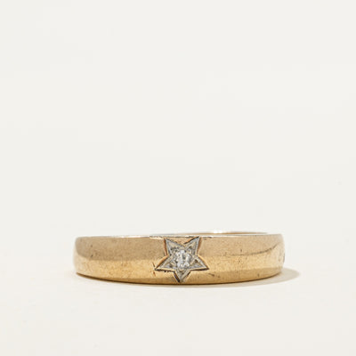 Star Set Diamond Band | 0.02ct | SZ 4.25