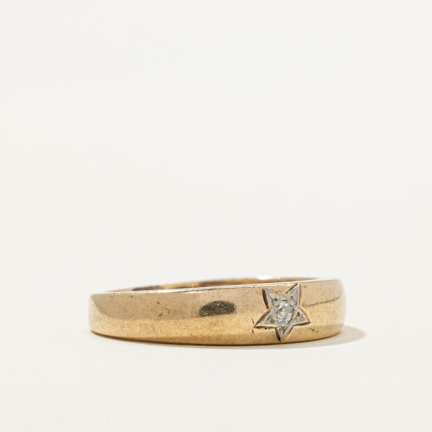 Star Set Diamond Band | 0.02ct | SZ 4.25
