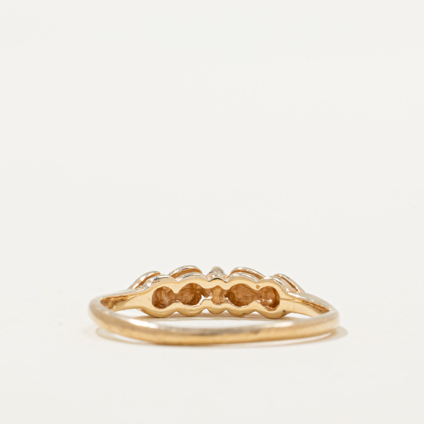 Diamond Heart Petite Ring | 0.01ct. SZ 3.75