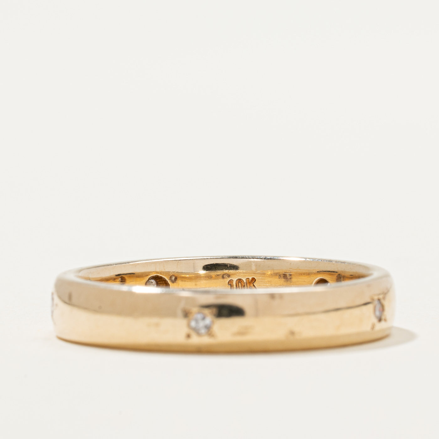 Flush Set Diamond Eternity Band | 0.08ctw | SZ 8.5