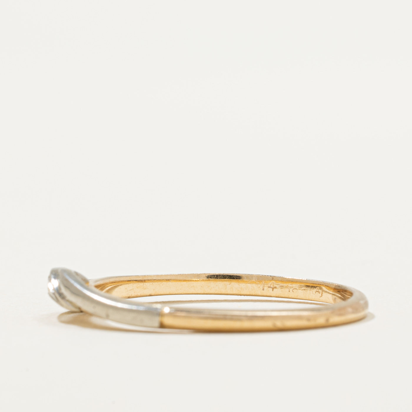 Diamond Contour Ring | 0.05ctw | SZ 8.25