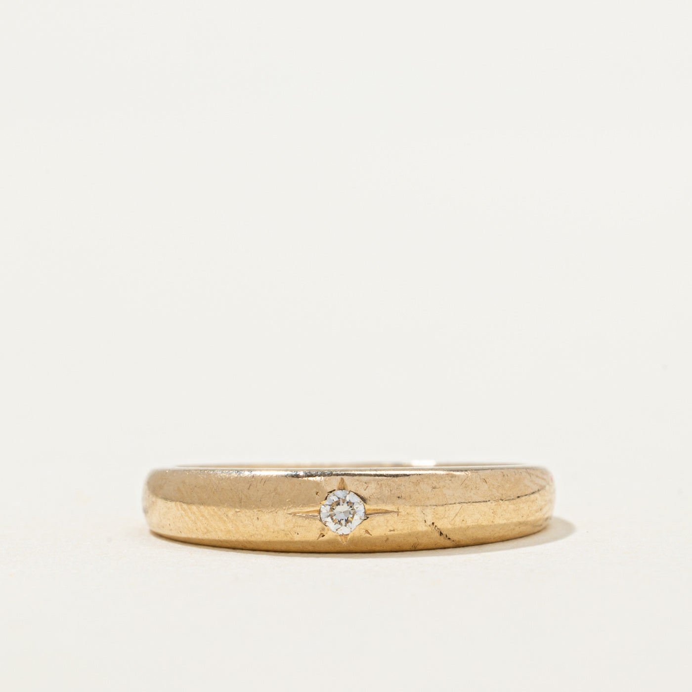 'Birks' Star Set Diamond Band | 0.03ct | SZ 4.5