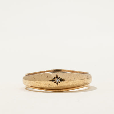 Star Set Diamond Band | 0.01ct | SZ 11.25