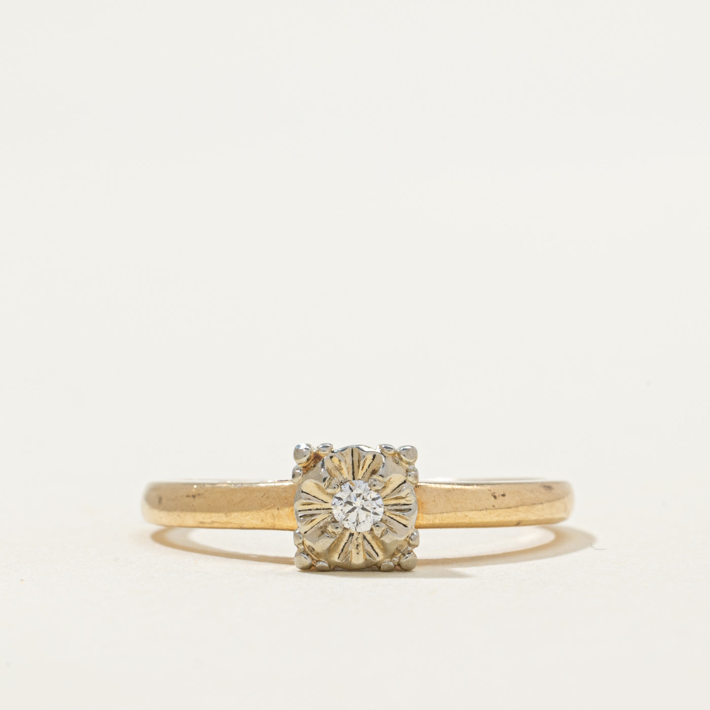 Illusion Set Diamond Ring | 0.04ct | SZ 6