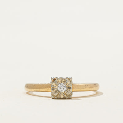 Illusion Set Diamond Ring | 0.04ct | SZ 6