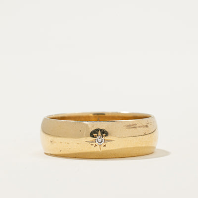 Star Set Diamond Band | 0.02ct | SZ 10.25