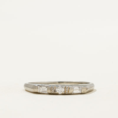 Three Stone Multi Cut Diamond Band | 0.08ctw | SZ 5
