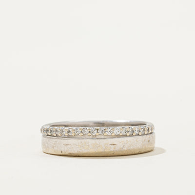 Semi Eternity Diamond Edged Band | 0.07ctw | SZ 5