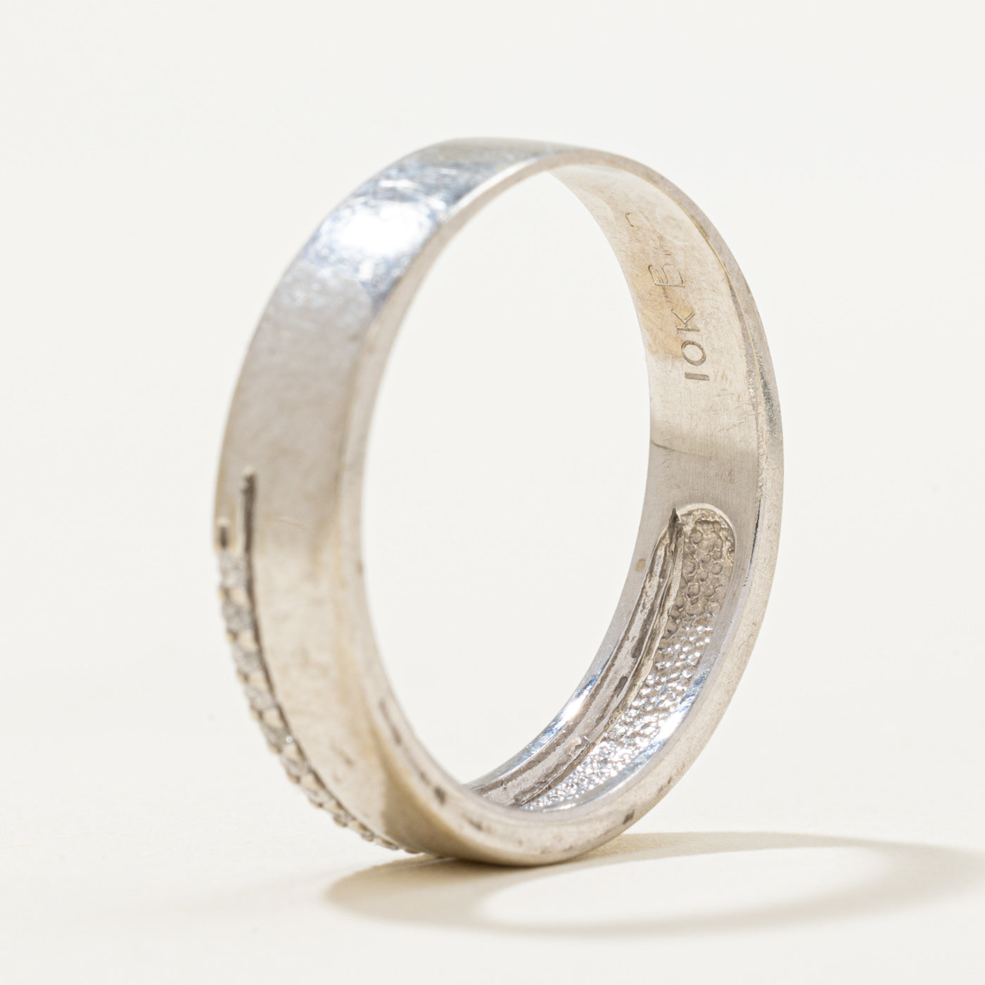 Semi Eternity Diamond Edged Band | 0.11ctw | SZ 8