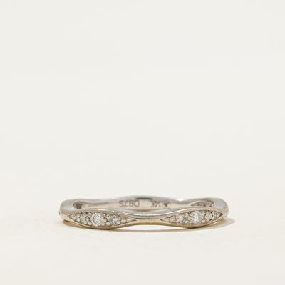 Diamond Semi Eternity Contour Band | 0.10ctw | SZ 5.5