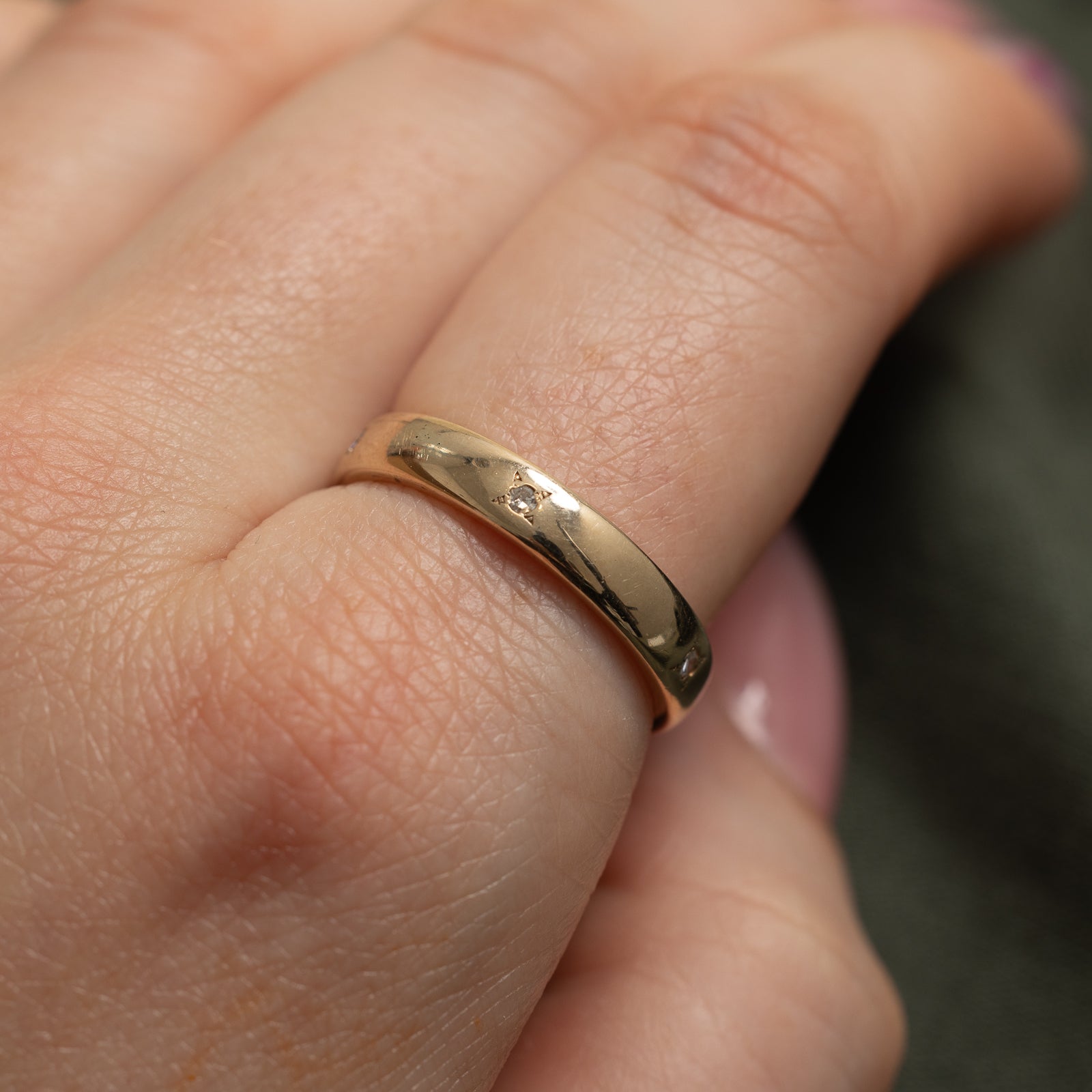 Flush Set Diamond Eternity Band | 0.08ctw | SZ 8.5